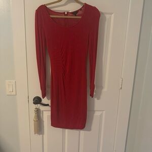 Guess Red Sparkle Dress